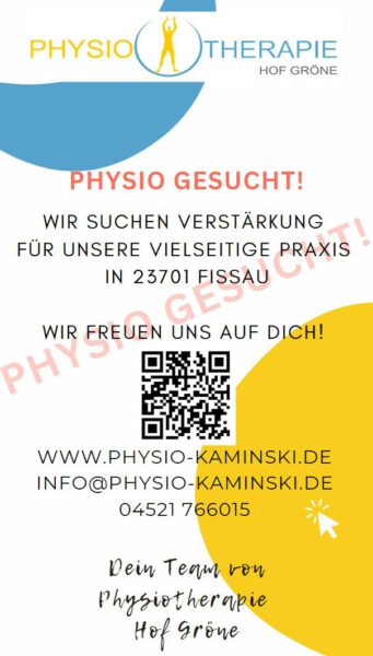 Stellenanzeige Physiotherapie